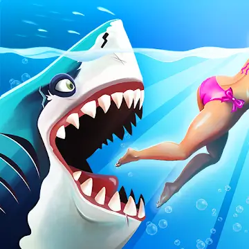 Hungry Shark World v7.5.7 MOD APK [Unlimited Money/Gems] for Android