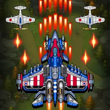 1945 Air Force v15.52 MOD APK (Unlimited Money, VIP, Immortality, Fuel)