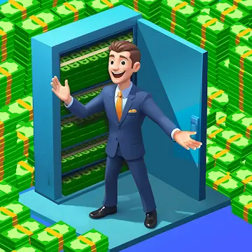 Idle Bank - Money Games v2.2.0 MOD APK [Unlimited Money/Gems/No Ads]